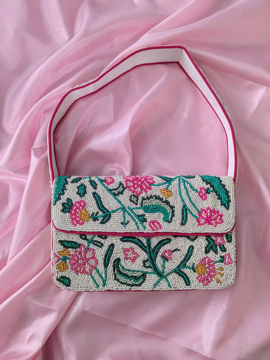 Botanical Garden Beaded Bag