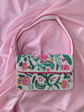 Botanical Garden Beaded Bag