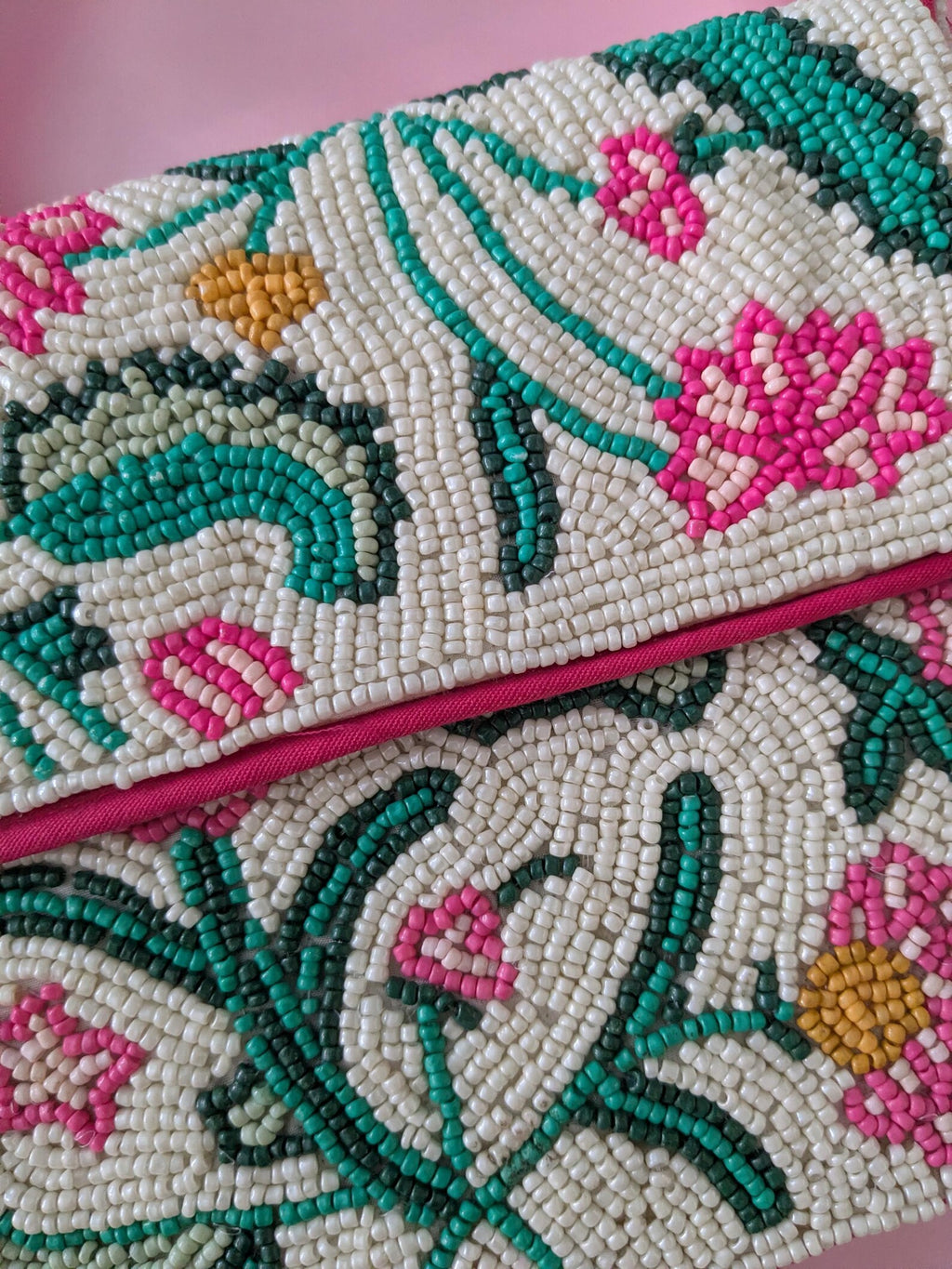 Botanical Garden Beaded Bag
