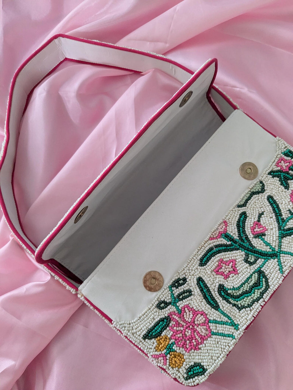 Botanical Garden Beaded Bag