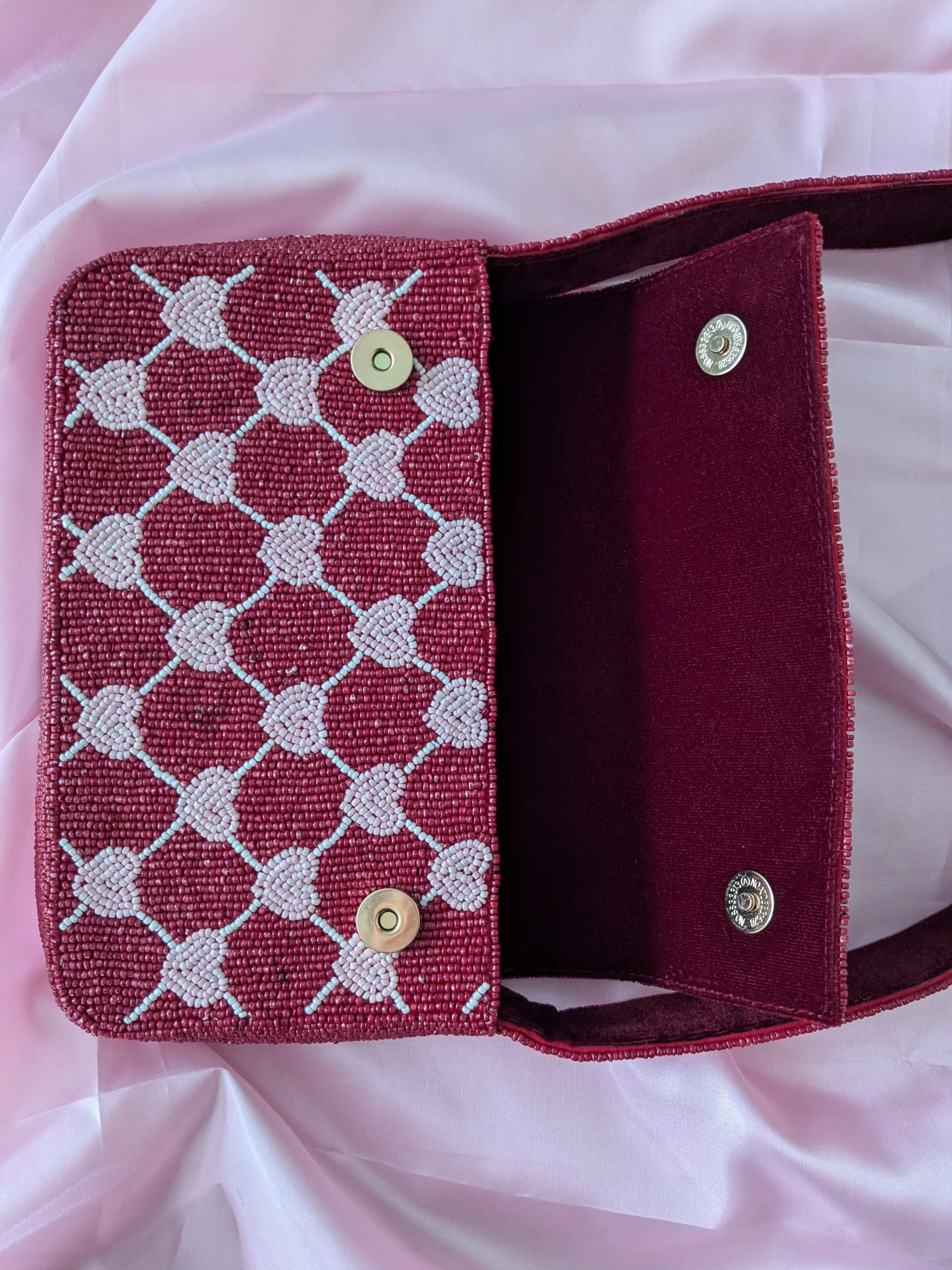 Sweetheart Beaded Bag