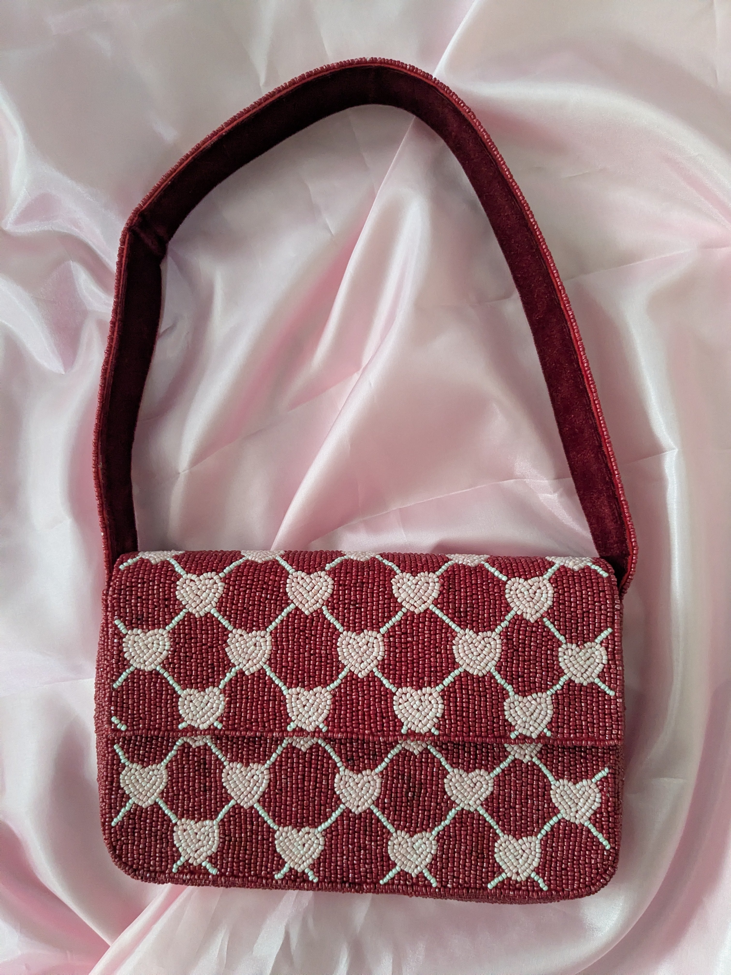Sweetheart Beaded Bag